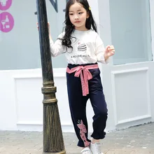 Fashion Girls Pants New Toddler Kids Baby Girls Bowknot Bottoms Kids Girl Pants Leggings Giraffe pattern pants