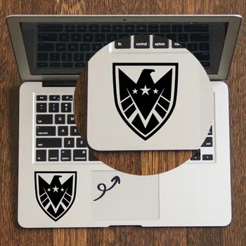 

Marvel Shield Eagle Logo Laptop Sticker for Macbook Trackpad Decal Pro 16" Air Retina 11 12 13 15 inch Mac Book HP Notebook Skin