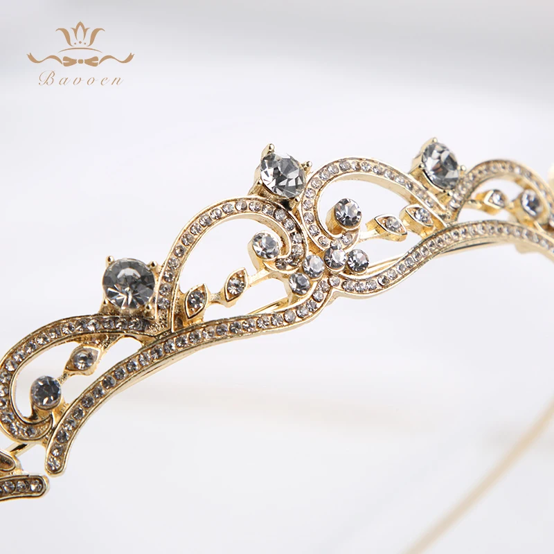 3 Colors Fashion Simple Crystal Wedding Tiaras Crowns Headpieces Evening Hair Accessories Evening Hair Jewelry