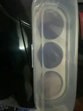 Juego de esponjas de maquillaje, esponjilla de látex saludable, suave, en húmedo y seco, herramientas de maquillaje cónicas, caja de plástico exquisita, 3 /4 Uds.