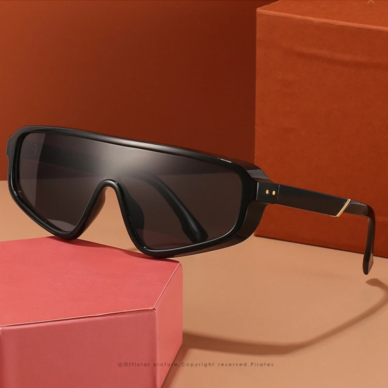 

New Fashion All-in-one Unisex Sunglasses Luxury Personality Classic Versatile Eye Protection High Quality Rice Nail Sun Glasses