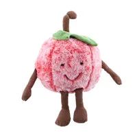 Cherry Милый арбуз, вишня, мягкая подушка, подушка для дивана, украшения, игрушки, фруктовая форма, плюшевые куклы, игрушки, подарок на день рождения для детей - Цвет: Cherry