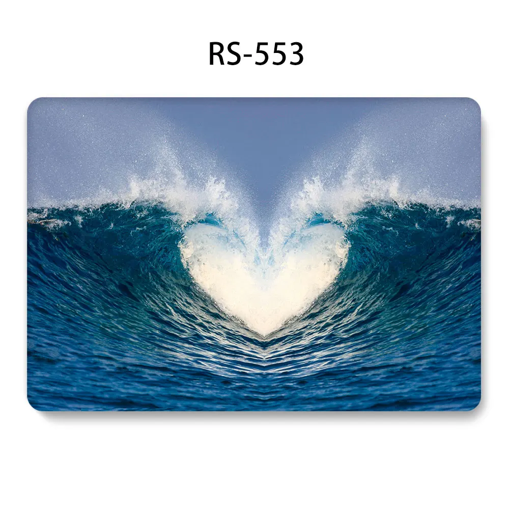 Чехол для ноутбука с 3D принтом листьев для MacBook Pro 12 15 дюймов Air 11 13 дюймов retina 13 15 дюймов жесткий чехол из ПВХ A1466 A1932 - Цвет: QS 553