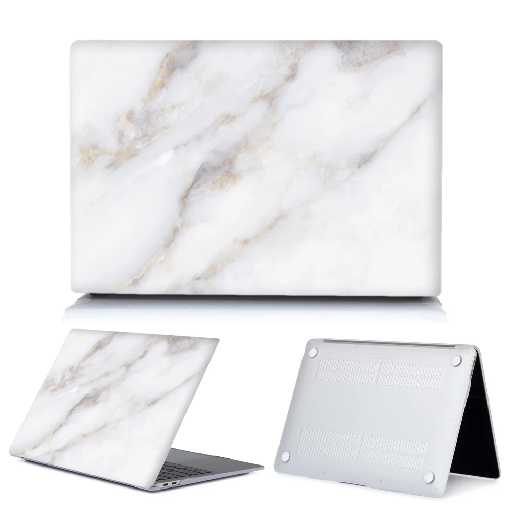 67 Мраморный чехол для ноутбука APPle MacBook Air 13 A1932 Pro retina 11 12 13 15 для Mac Book 15,4 13,3 Touch Bar A2159+ крышка клавиатуры - Цвет: 67