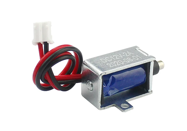Elettromagnete Micro Elettrovalvola Push Pull Tipo Di Aspirazione DC 6V - Foto 5