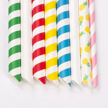 

Good Howe Pointed Disposable Milk Tea Paper Sucker Environmentally Friendly Soybean Milk Coffee Tea Milk Long Straw Manufacturer