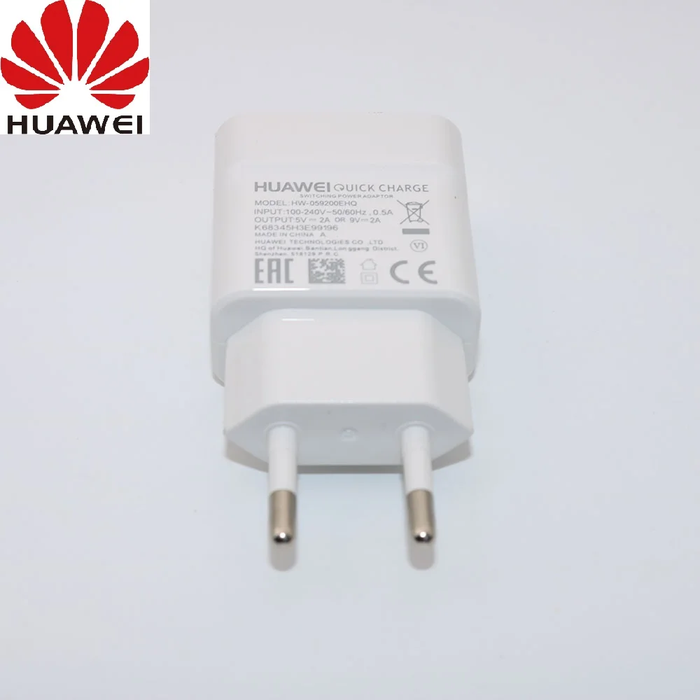Оригинальное быстрое зарядное устройство Huawei ЕС QC 2 0 адаптер для быстрой зарядки