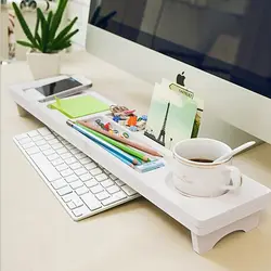 Многофункциональный Рабочий стол компьютерная клавиатура Хранение Полка; дерево Пластик ручка бусы дома украшение-подвеска