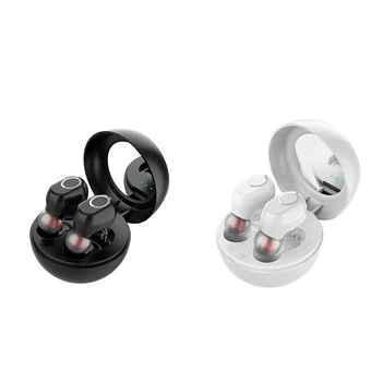 

LB-10 TWS Wireless Earphones Bluetooth 5.0 Fingerprint Press Noise Cancelling Waterproof 6D Stereo Music Headsets with Mirror