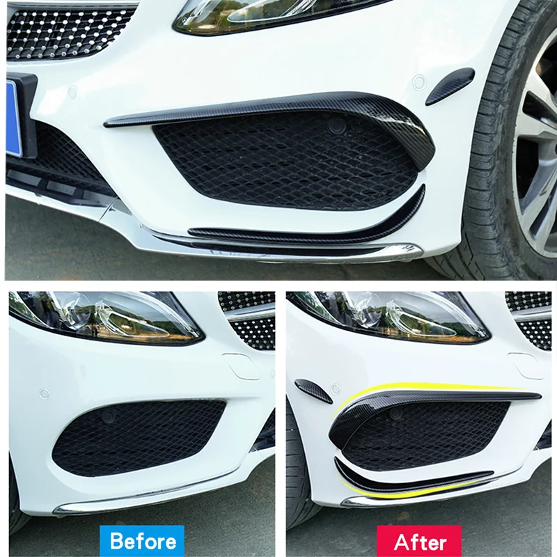 Передняя противотуманная фара для mercedes w205 amg Mercedes c Класс аксессуары W205 mercedes w205 углеродное волокно внешняя отделка