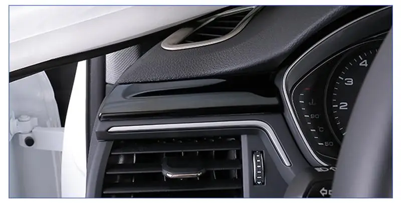 Автомобильный Стайлинг навигационный экран Защитные Чехлы наклейки центр управления полоса панель для Audi A4 b9 A5 интерьер авто аксессуары