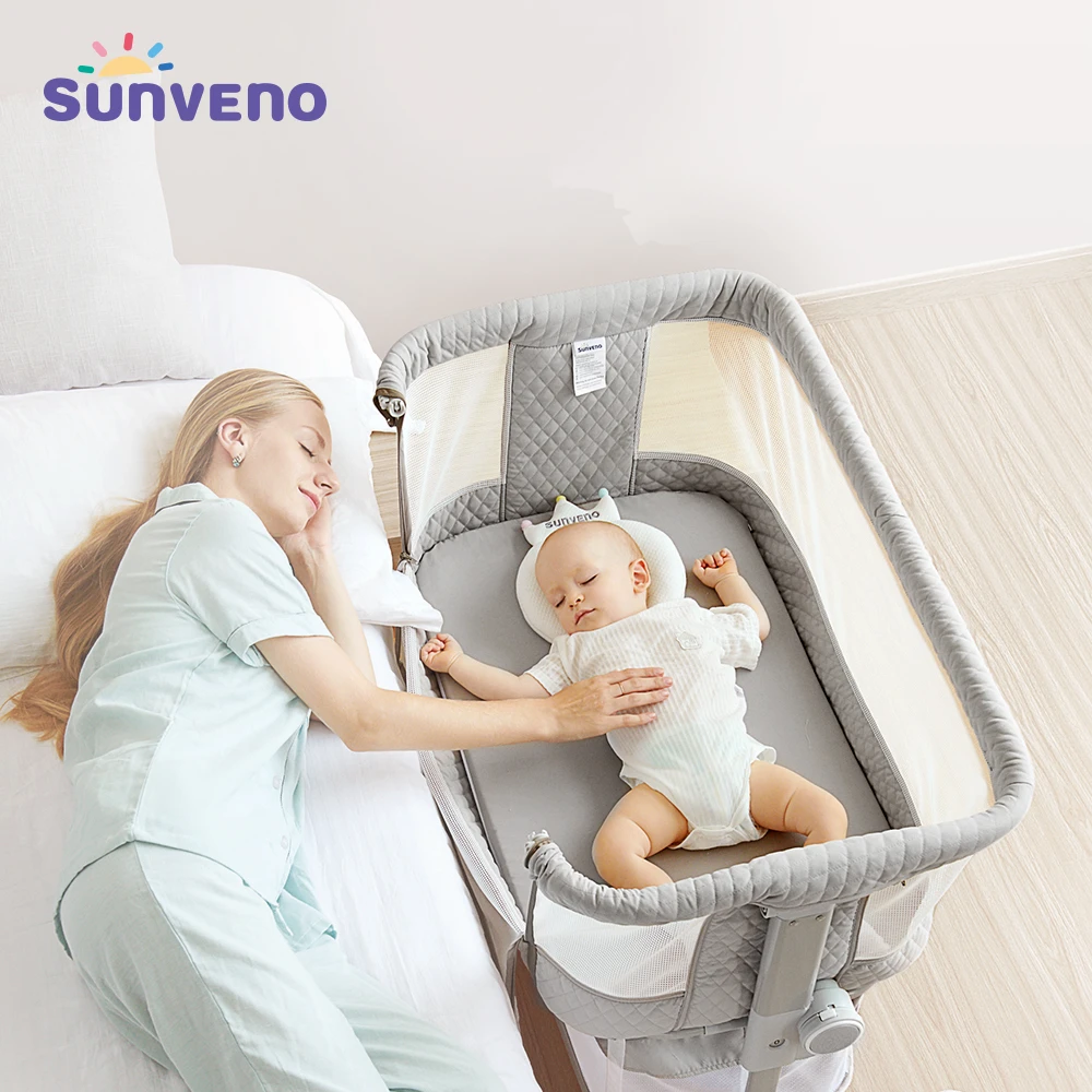 sunveno bedside crib