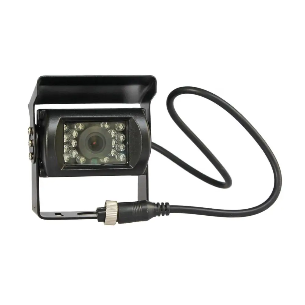 DIYKIT " DC12V-24V 4PIN обратный автомобильный монитор заднего вида Водонепроницаемый CCD ночного видения резервный автобус грузовик камера автомобильное зарядное устройство