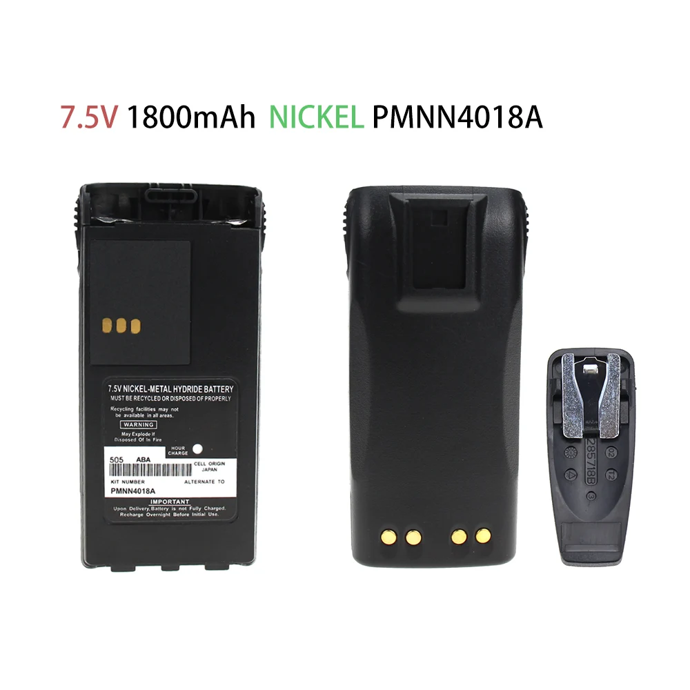 PMNN4018 1800 мА/ч, никель-металл-гидридный аккумулятор для Motorola CT150 CT250 CT450 CT450LS GP88S P040 P080 P308 PRO3150 Портативный радио