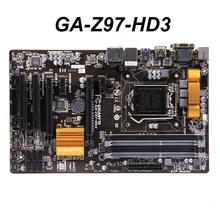 Do Gigabyte GA-Z97-HD3 używane płyta główna pulpitu Z97-HD3 Z97 LGA 1150 i3 i5 i7 DDR3 32G SATA3 ATX płyta główna pulpitu