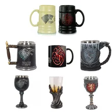 Игра престолов кофейные кружки чашки для чая и кружки креативный знак огонь и кровь