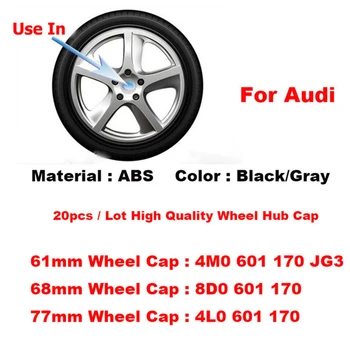 

20pcs 61mm 68mm 77mm car Wheel Hub caps Emblem logo Covers Car Accessories