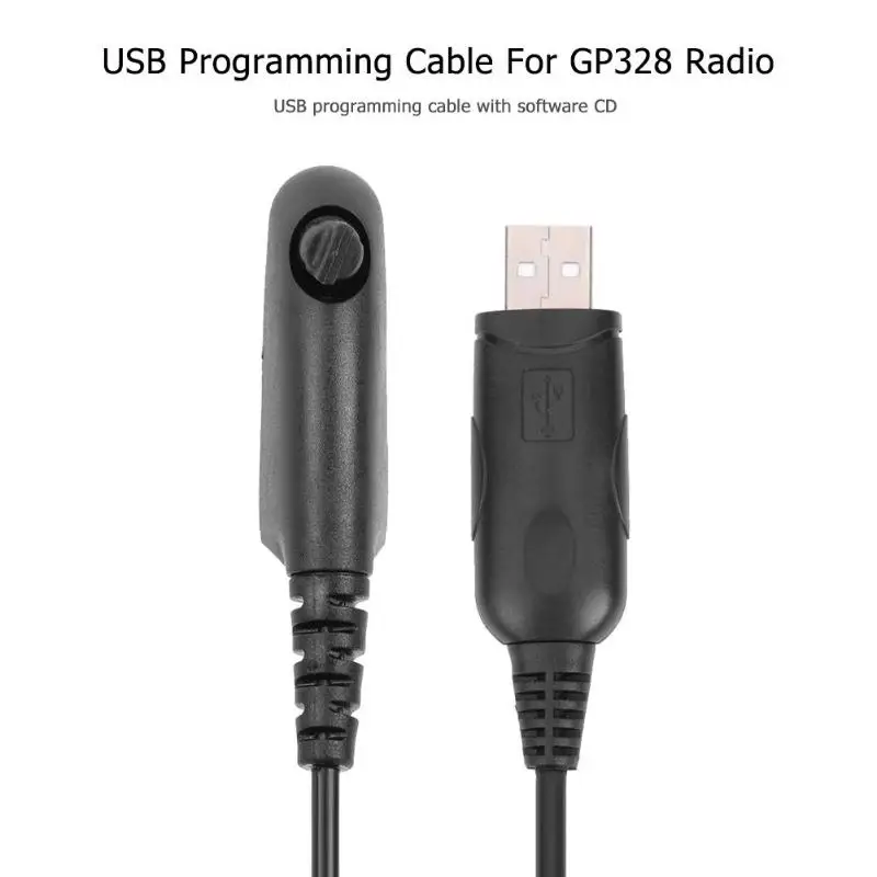 USB Кабель для программирования с cd-драйверами для Motorola двухстороннее радио GP340 GP328 применяется к Windows 98me Windows 2000