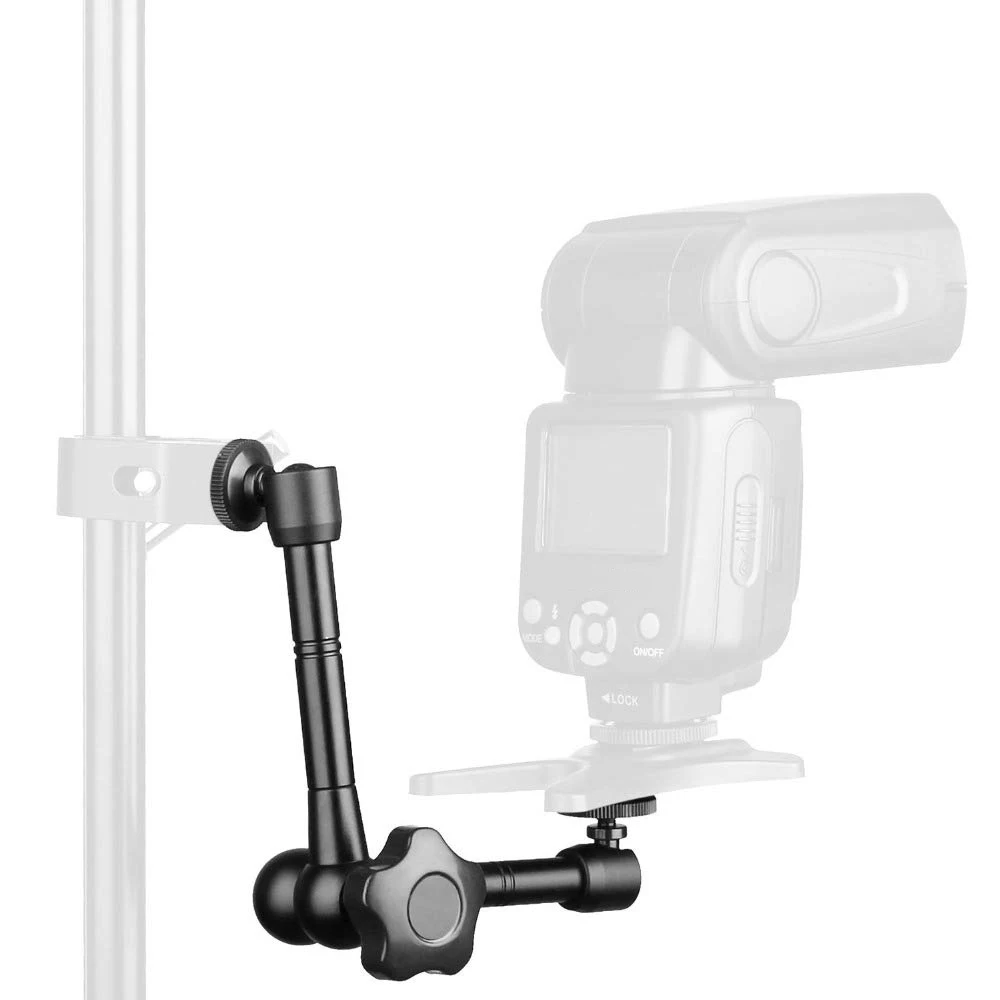 Camera Magic Arm 11 Inch Metal Adjustable Articulating Magic Arm Super Clamp For Flash LCD Monitor LED Video Light SLR DSLR Camera Accessories