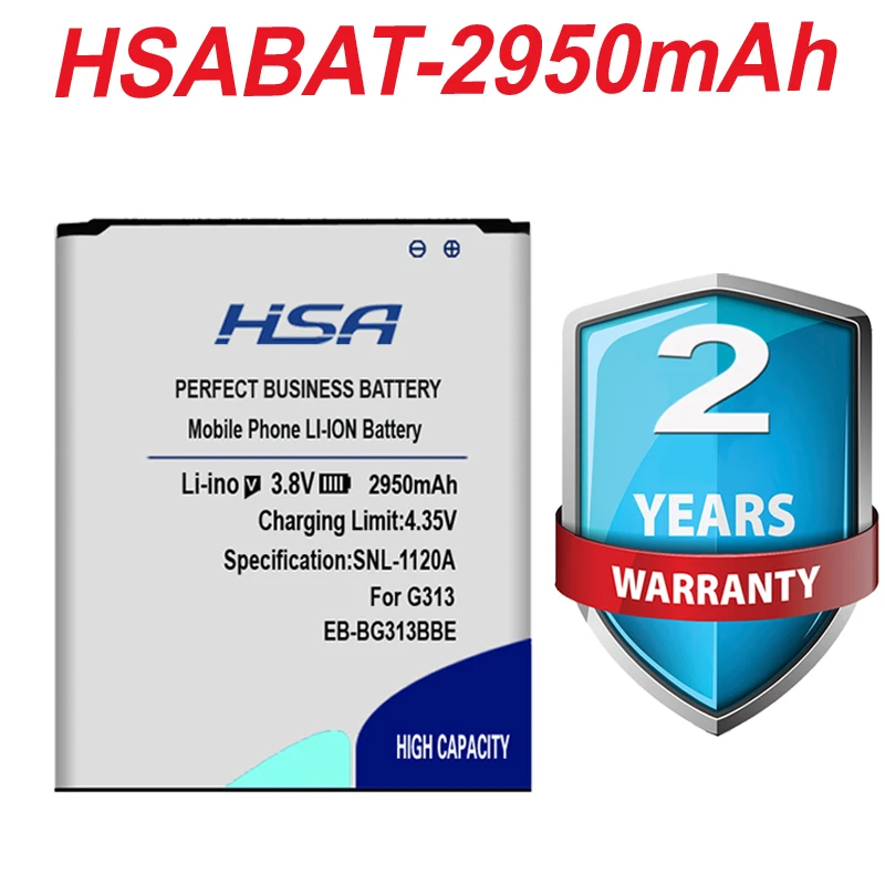 Аккумулятор для Samsung G310 G310A G310H G313 G313H G313HU G313HZ J105M J105Y J106 J106B 2950 мАч | Мобильные