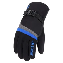 Зимние лыжные перчатки с сенсорным экраном теплые лыжные перчатки для верховой езды