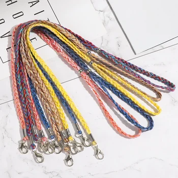 

Adjustable Colorful Weave Glasses Chains Face Mask Necklace Extender Lightweight Anti-lost Ear Savers Mask Holder Mask Lanyard