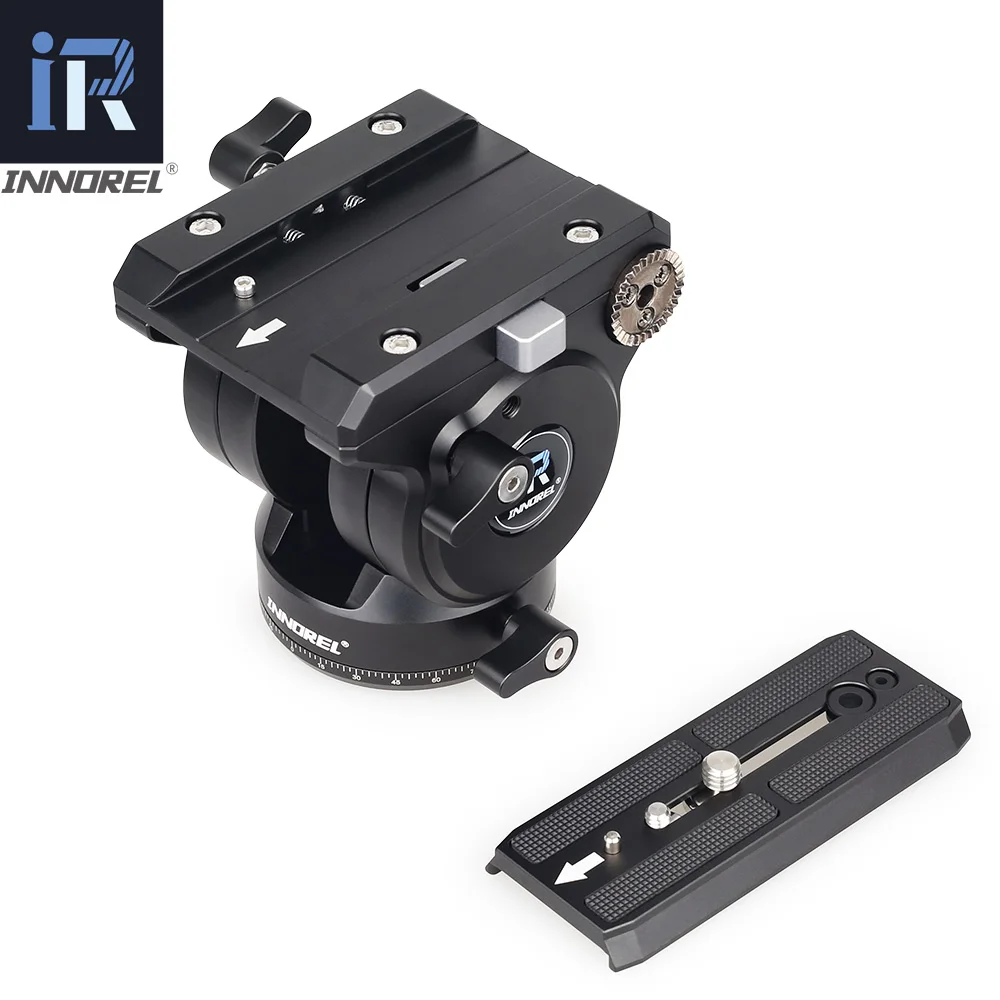 INNOREL H90 Video Fluid Tripod Head Aluminum alloy CNC Tech full landscape bird heavy duty stable 15kg damping load