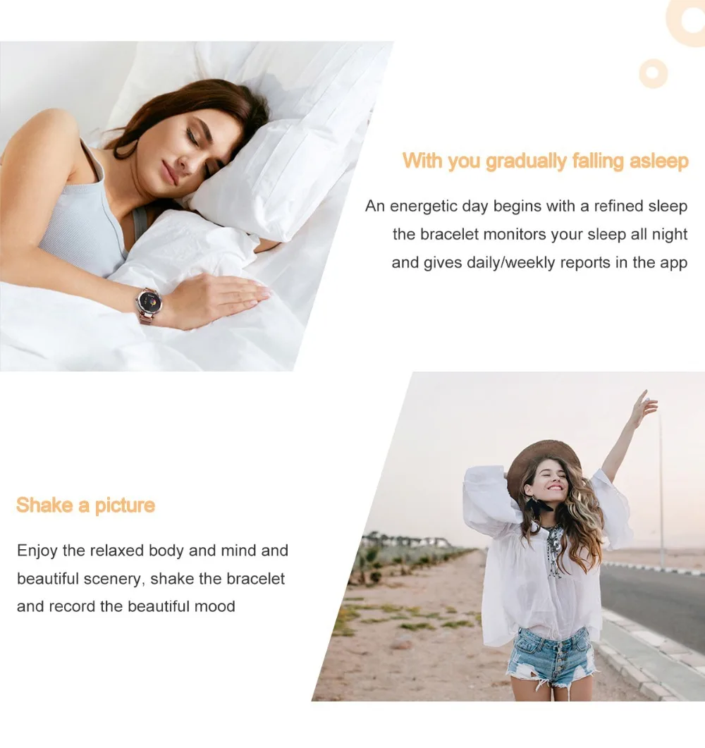Hi18 Smart Watch Continuous Heart Rate Detection IP67 Waterproof Female Physiology Reminder Tracker Wristband Smart Bracelet