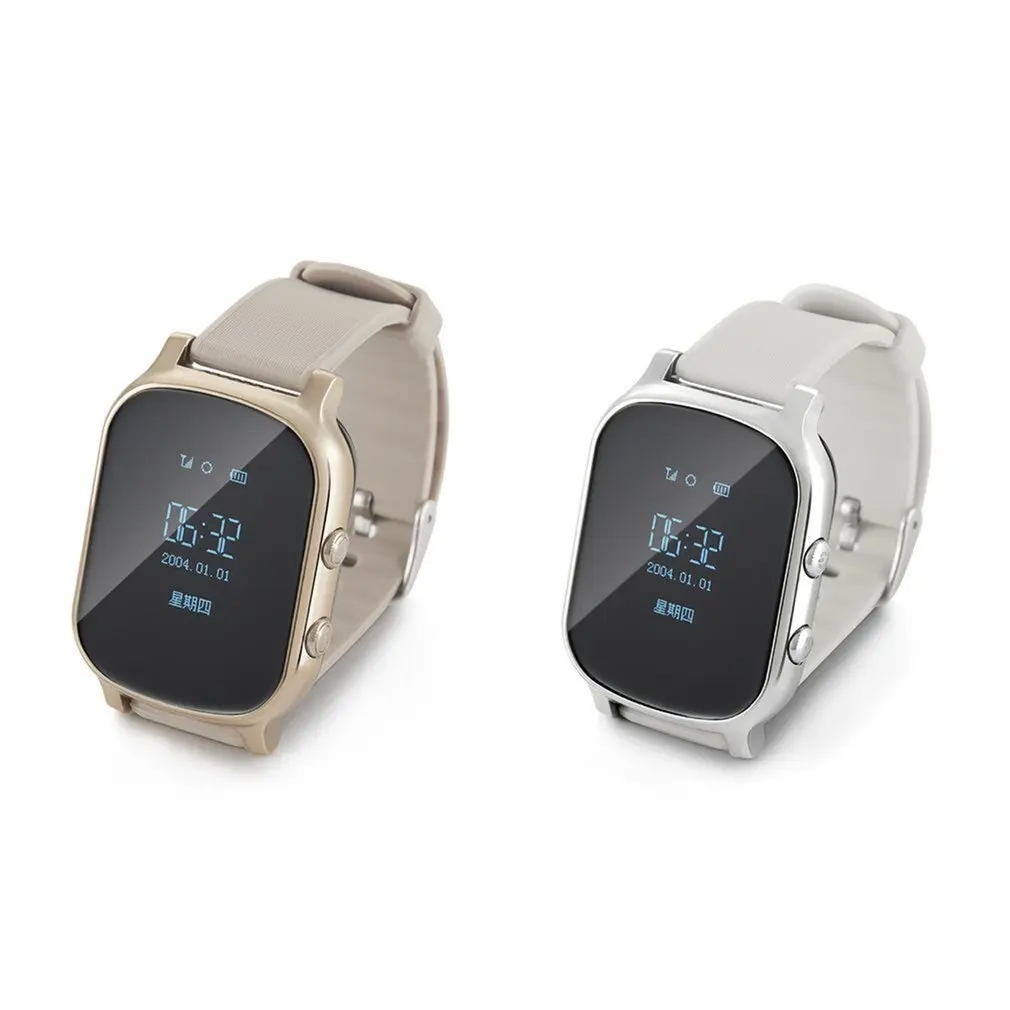 

Kids Smart Watch GPS Tracker T58 for Kids Children GPS Bracelet Google Map Sos Button Tracker Gsm GPS Locator Clock Smartwatch