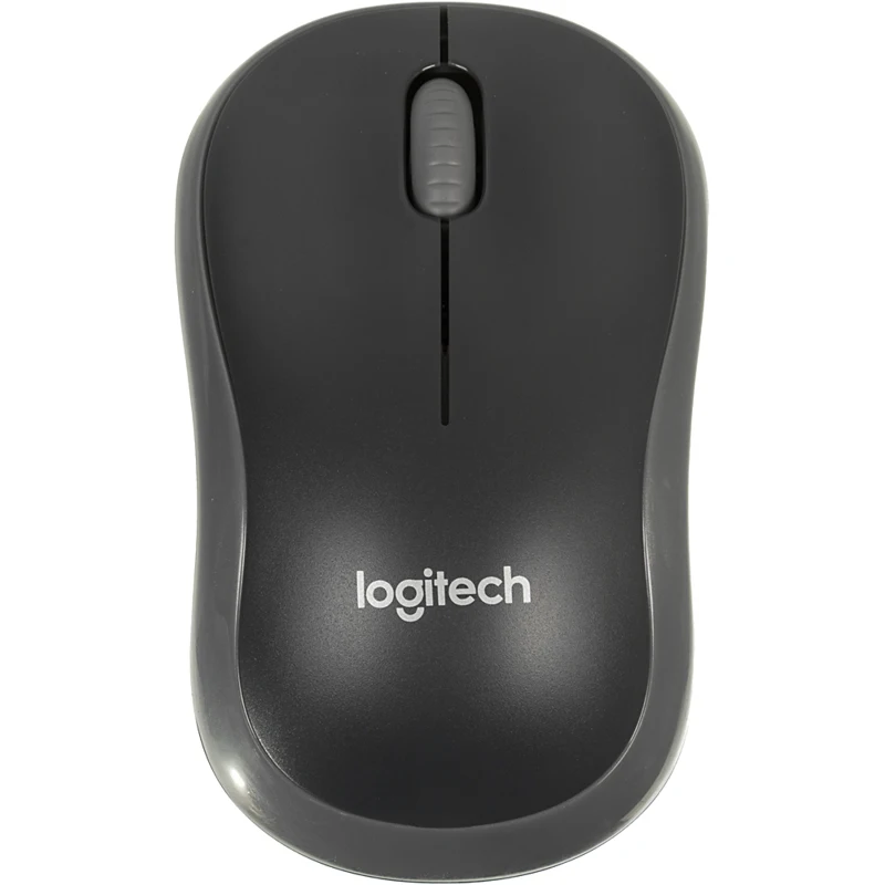 Мышь LOGITECH M185, беспроводная, USB, серый
