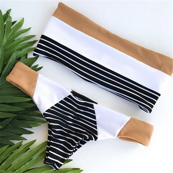 

Swimwear Women Triangle Bikini Set Summer Wrap Chest Bandage Swimsuit Bathing Beachwear Biquini Maillot De Bain Femme