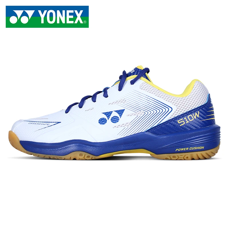 Новое поступление Yonex Pro обувь для бадминтона широкие супер легкие спортивные кроссовки для мужчин и женщин Shb 510wcr