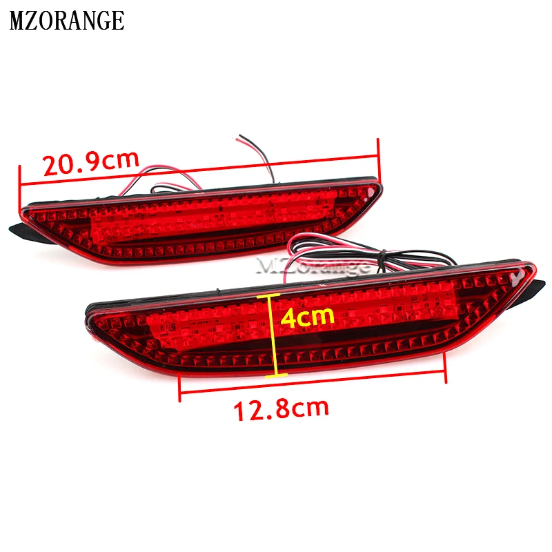 MZORANGE заднего бампера для Kia Rio K2 седан 2011 2014 стояночным тормозом задние фонари