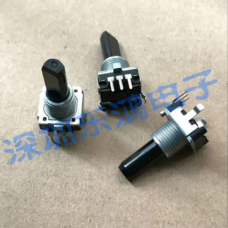 2 шт./лот EC12 энкодер EVEKC2F2524B гладкий без позиционирования 24 Импульсный вал длина 20