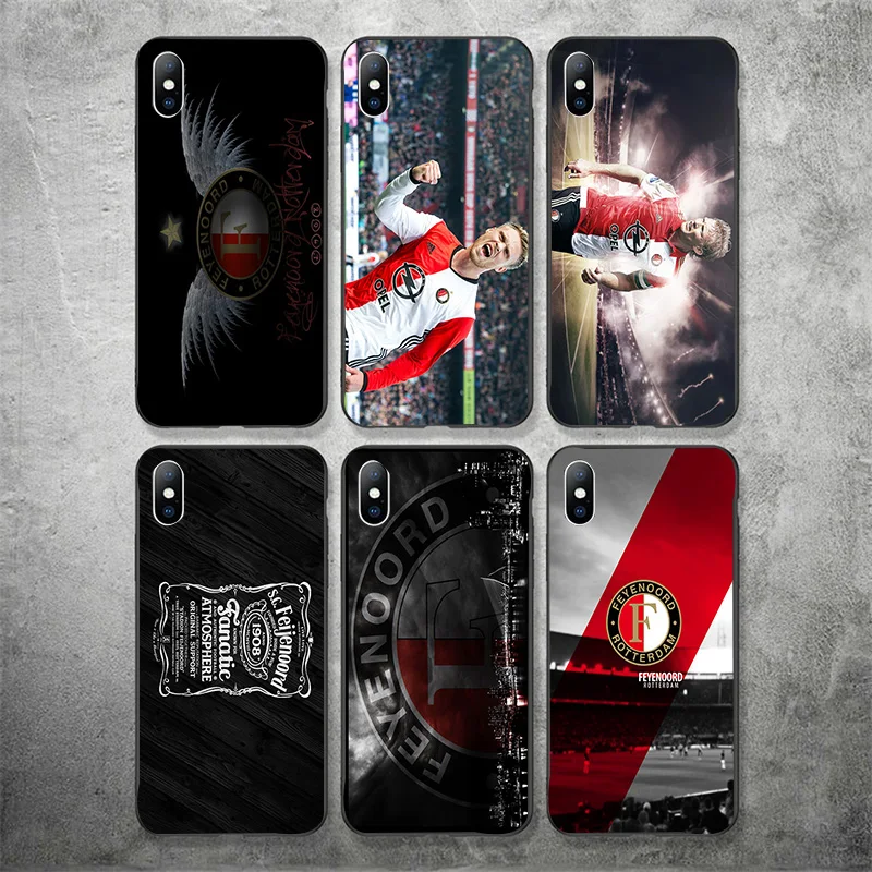 Чехол для телефона Feyenoord Rotterdam FC DIY Case Robin Van Perisie Shell мягкий TPU чехол iPhone X XR XS MAX 7 8 7plus 6
