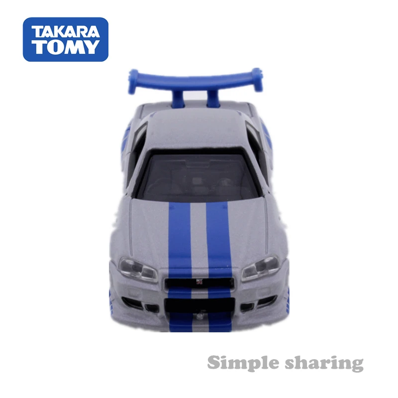 Takara tomy tomica nissan BNR34 Форсаж skyline gtr № 150 Горячая популярная миниатюрная Игрушечная модель автомобиля литая под давлением забавные детские куклы