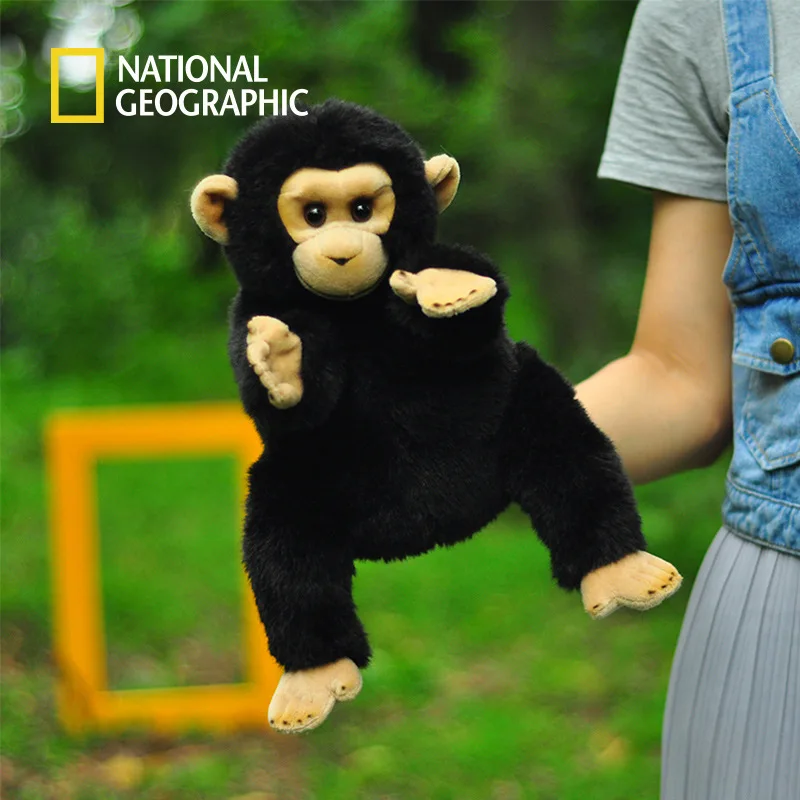 

New Style Gorilla Pacify Hand Puppet Simulated Animal Chimpanzees Hand Puppet Plush Doll Toy