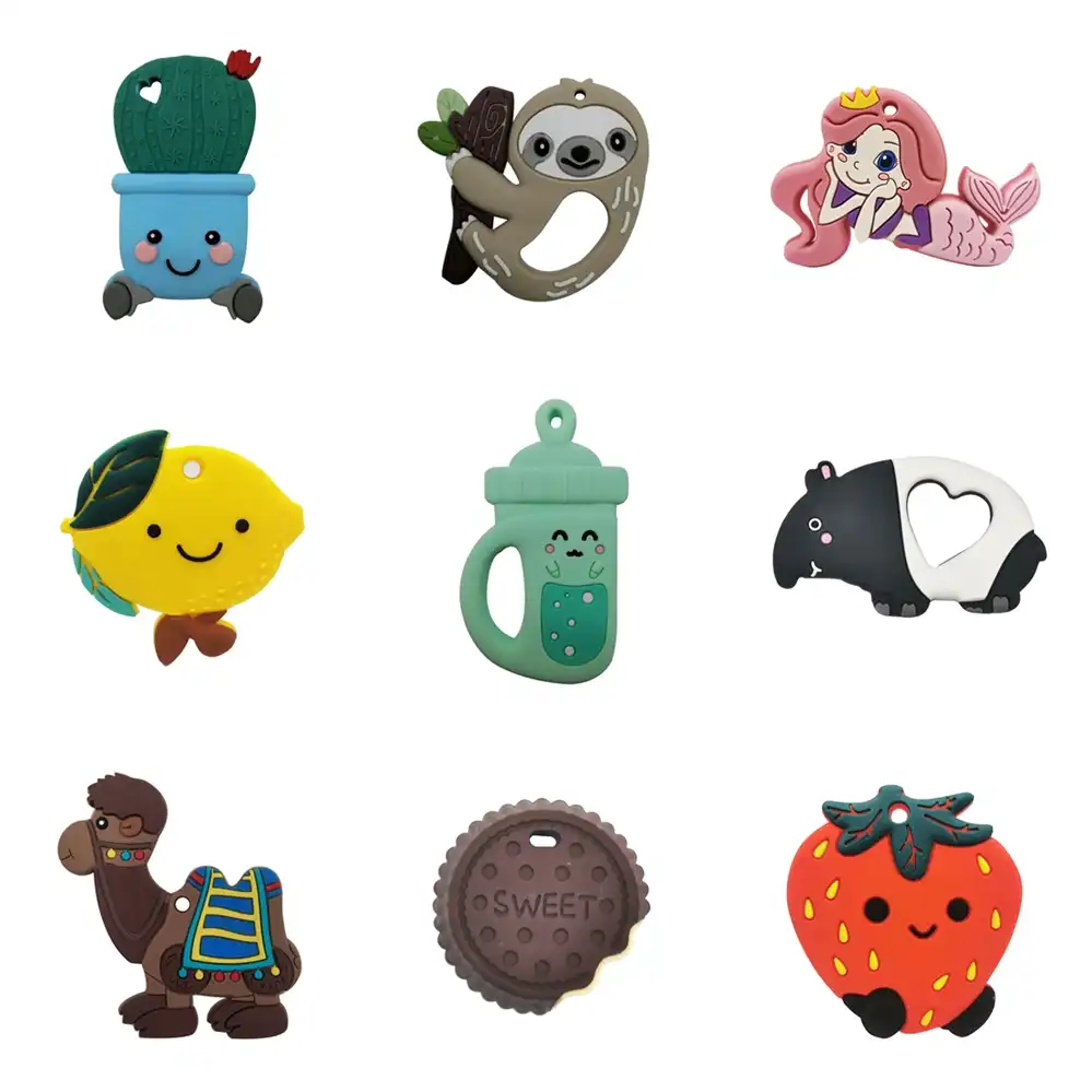 sloth silicone teether