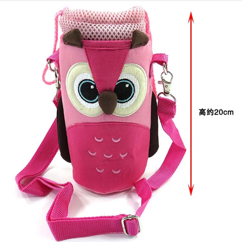 Pink Owl Многофункциональная Водонепроницаемая подвесная косметичка, детский мультяшный Набор чашек, изоляционная сумка для детских бутылок - Цвет: Pink Owl
