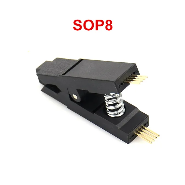 Nuevo Clip de pruebas programador Sop SOIC 8 SOIC 8 DIP8 8 SOP8 PIN DIP IC Abrazadera de prueba