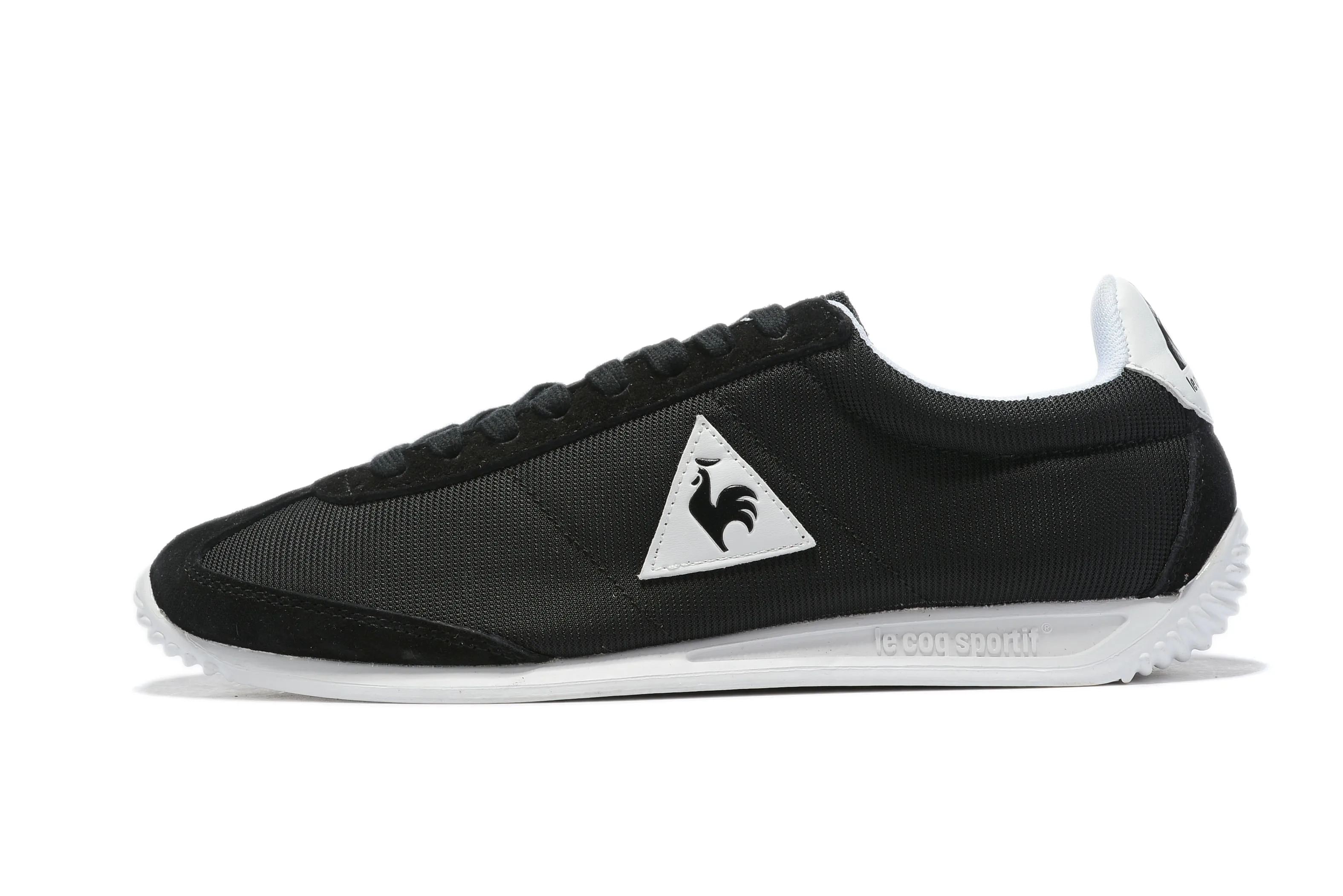 Le Coq Sportif/Повседневная мужская легкая обувь наивысшего качества; модная дышащая парусиновая обувь для мужчин и женщин; обувь для влюбленных пар - Цвет: Black and white