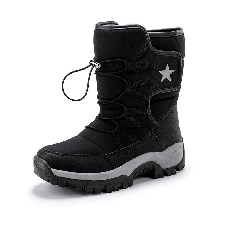 

Outdoor Shoes Men Women Winter Hiking Shoes Warm Snow Boots Waterproof Platform Botas Trekking Mountain Hunting Boots Men