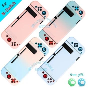 

2020 Newest Nintend Switch Colorful PC Protective Hard Shell NS Detachable Ultra Thin Pink Case Cover for Nintendo Switch Game