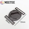 2pcs Meetee 50mm Metal Alloy Belt Buckle Decor Buckles for Women's Coat Down Jacket DIY Clothing Hasp Bags Buttons Accessories ► Photo 3/6
