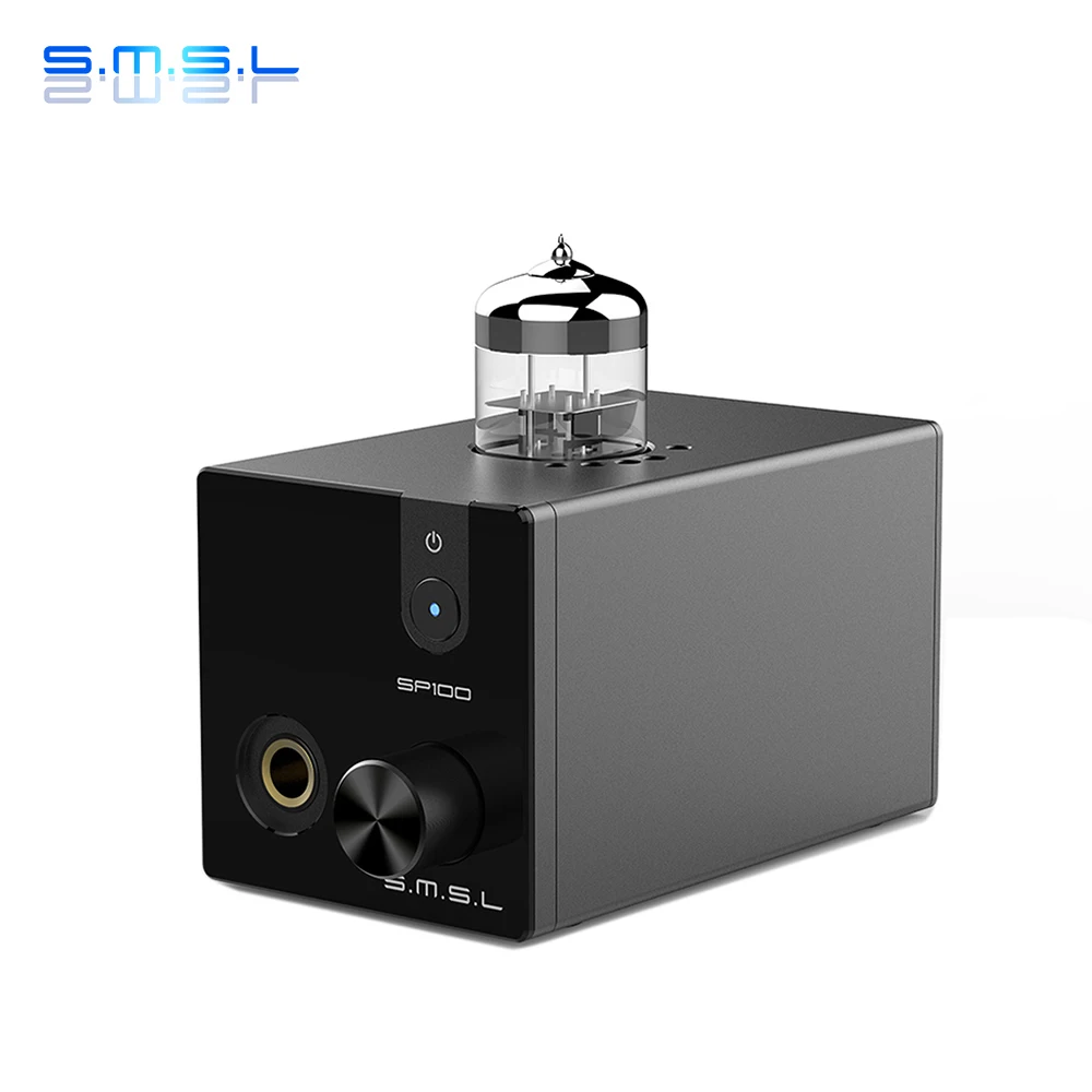 

SMSL SP100 Tube Headphone Amplifier 6N3 HiFi AUDIO Stereo Tube Amplifier Output Transformer 2.0 Channel Tube Buffer 5.5W