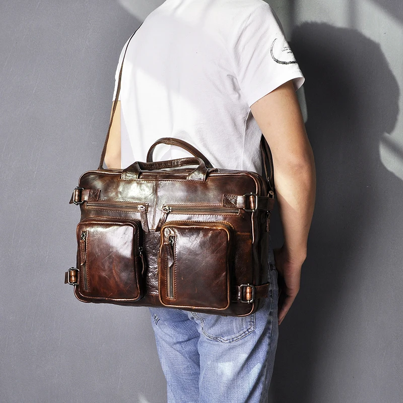 Натуральная кожа человека дизайн многофункциональный цели Maletas Малетин деловой портфель 15 "Сумка для переноски ноутбука сумка-портфель k1013