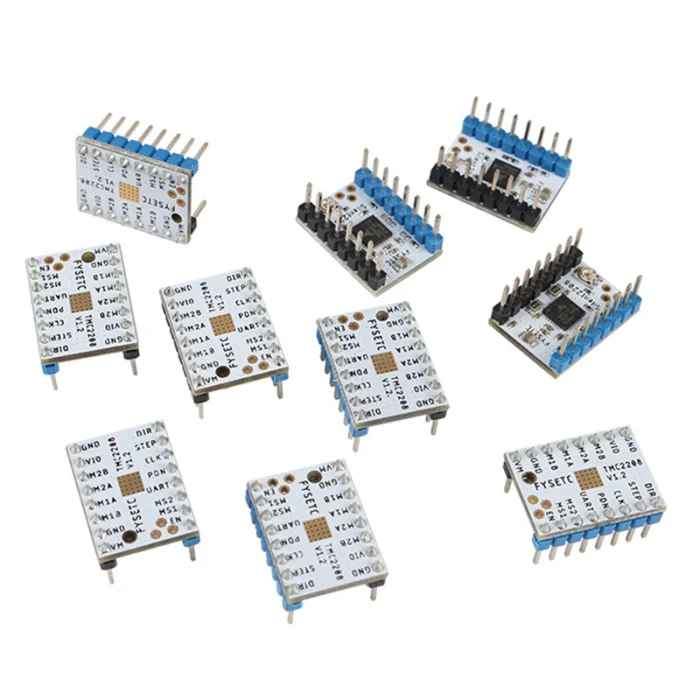 TMC2208 V1.2 Stepstick шаговый двигатель модуль драйвера с радиатором для 3d принтера