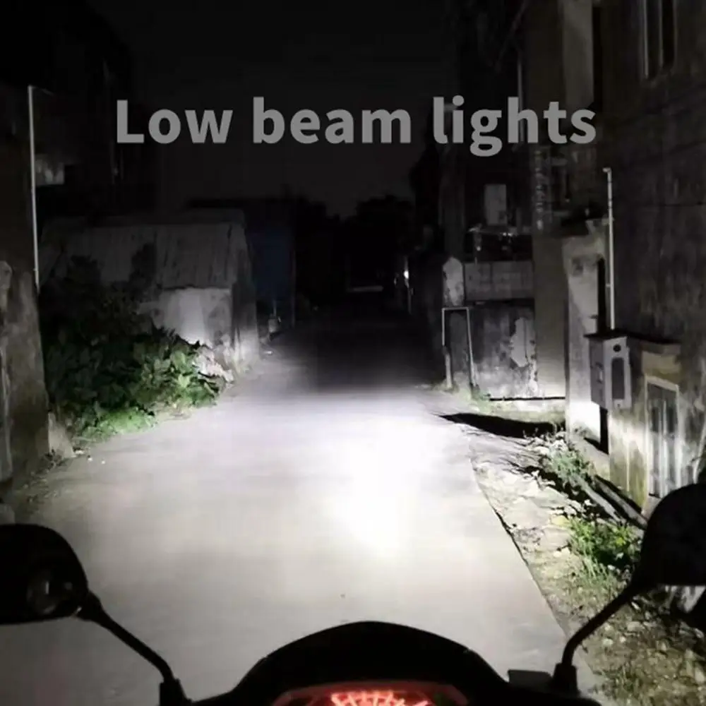 Eonstime DC11V-60V 1 шт. H4 4LED лампы 18 Вт 1600LM замена HID Hi/Low Beam мотоцикл автомобиль E-bike головной светильник противотуманный светильник