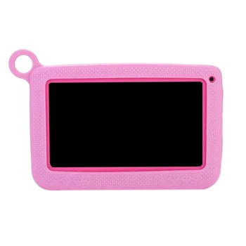

Portable Tablet Bluetooth+Wifi Kids Learning Tablet Protective Cover 7 Inch 1024 x 600,Pink Eu Plug