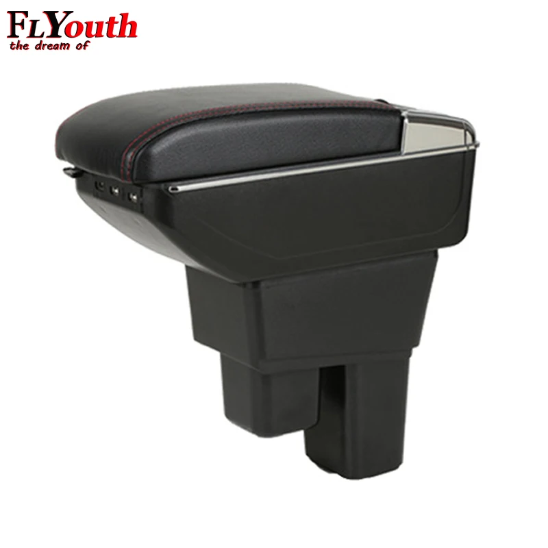 Подлокотник автомобильный для Honda Fit Jazz 2008 2013 с USB зарядкой и